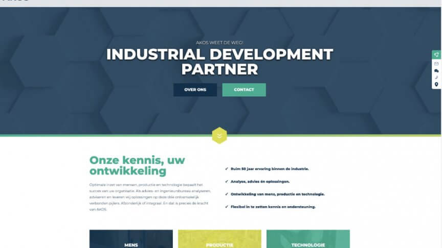 Afbeelding van de homepagina bij het nieuwsbericht 'Nieuw decennium, nieuwe website!'